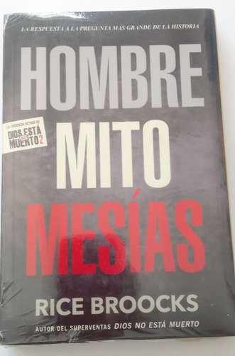 Hombre Mito Mesías Libro Físico 