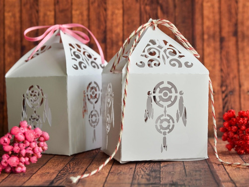 10 Cajitas Caladas Atrapasueños Souvenirs Cumpleaños