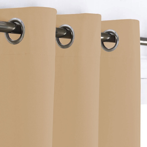 Imagen 3 de 7 de Cortinas Blackout 275cm Ancho X 215cm De Largo En 2 Paneles