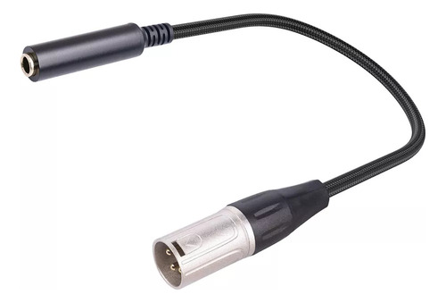 Adaptador De 2 Cables De 6,35 Mm Hembra A Cable Xlr Macho Tr
