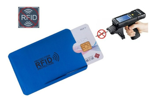 5 Protector Rfid Tarjeta Crédito Débito Seguridad Antifraude