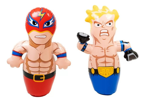 Boxeador Inflable Intex 44672 Personajes En 3d