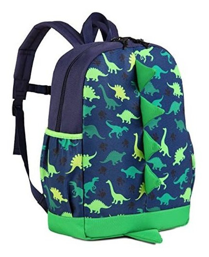 Mochila Para Niños Vaschy Dinosaurios Tridimensional Azul