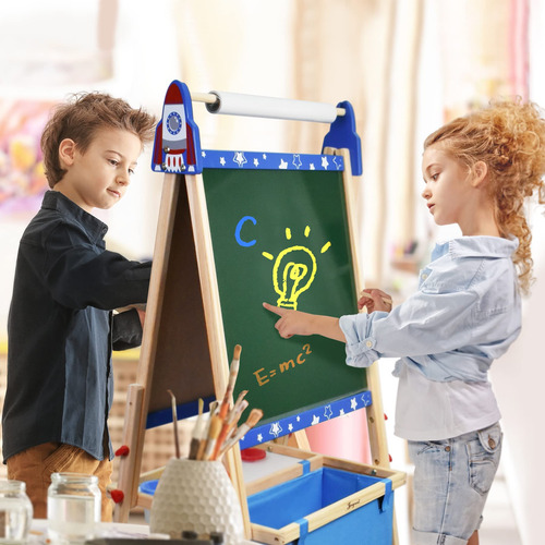 Art Easel Joyooss For Kids, Adjustable W/ Magnetic Whteboard