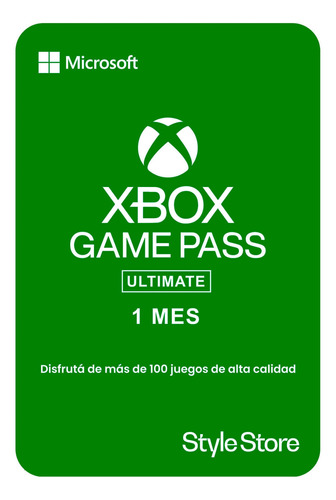 Xbox Game Pass Ultimate 1 Mes. Ss