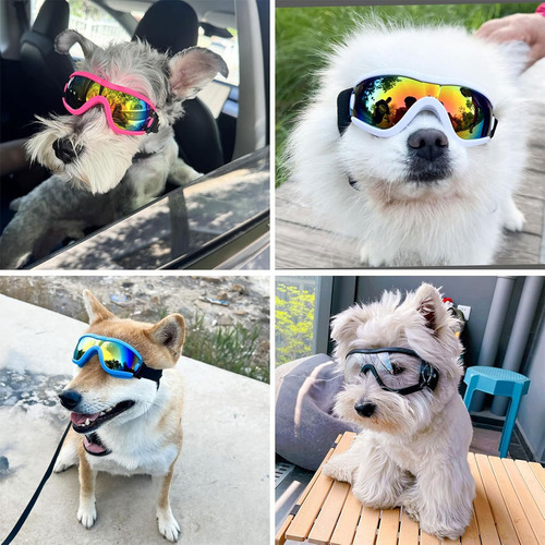N Lentes Gafas Sol Para Perros Pequeño Protección Uv Viento