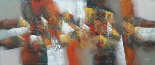 Pinturas Al Oleo Abstractos.cuadros Para Sala Hogar