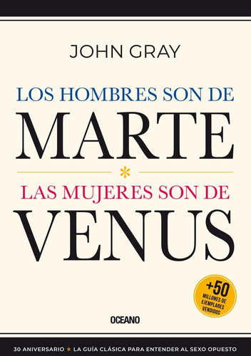 Libro: Los Hombres Son De Marte,: Las Mujeres Son De Venus, 