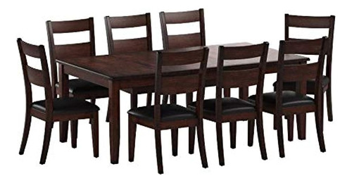 Furniture Of America Dallas 9 Piece Transitional Dining