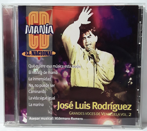 Cd Jose Luis Rodriguez - Grandes Voces De Venezuela Vol. 2