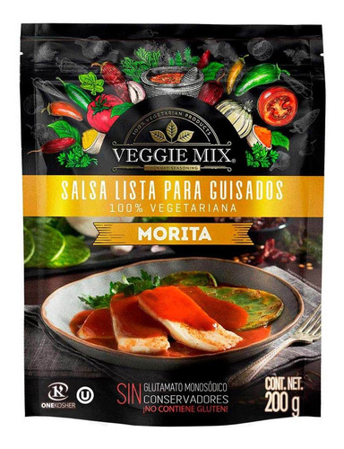 Salsa Morita Lista Para Guisados Veggie Mix Vegetariana 200g