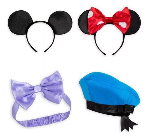 Mickey Mouse Y Amigos Set 4 Disfraces Talla 3 Disney