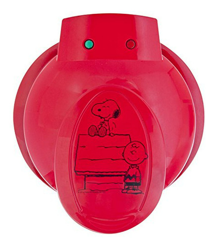Waffle Maker Snoopy Y Charlie Brown, Rojo - Smart Planet