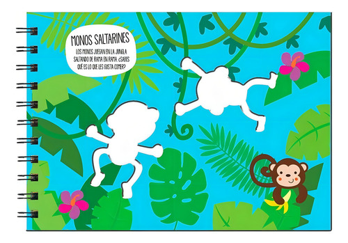 En La Jungla - Mi Libro De Stencil - Infantil - V&r