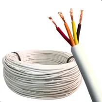 Comprar Kit 20 Metros Cabo Manga 4 Vias Flexível 100% Cobre Para Fita Led Piscina Automação Alarmes Refletor 4 X 26awg