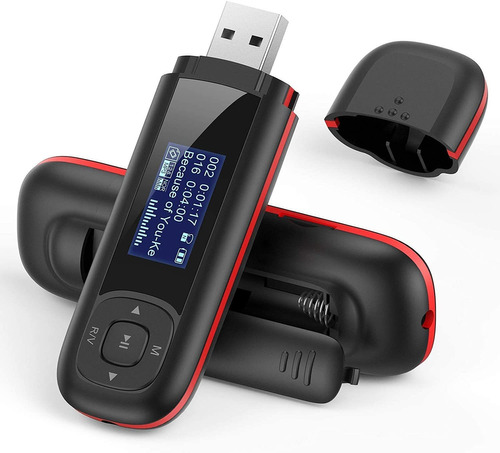 Reproductor Mp3 Agptek, Usb 2.0, 8 Gb, Grabadora Y Radio