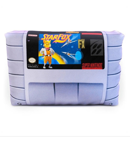 Cojín Super Nintendo Starfox 30x20cm Vudú Love