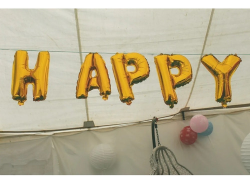 Globos Metalizados Números Letras 80cm Plateado Fiesta