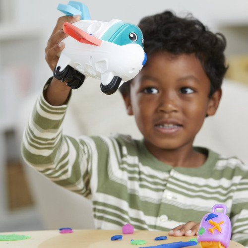 Set De Inicio Play-doh Airplane Explorer Con Jet Y Mapa Mund