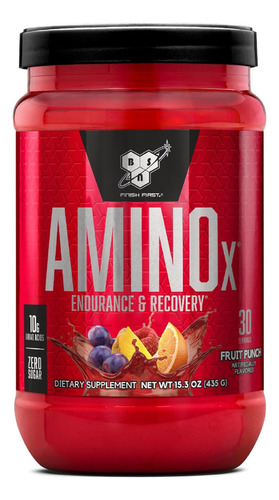 Amino X Bsn Bcaa Recuperación Muscular Resistencia 435 Gr