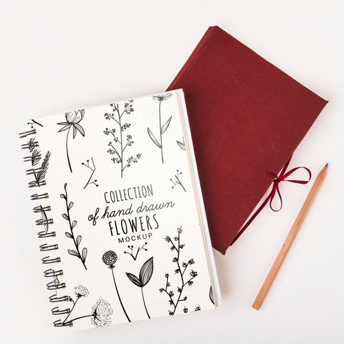 Kit Mockup De Anotador Agenda Anillado 1