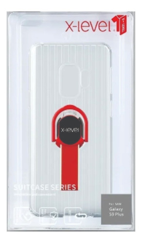 Capa Case X-level Para Galaxy S9 Plus Suitcase Red