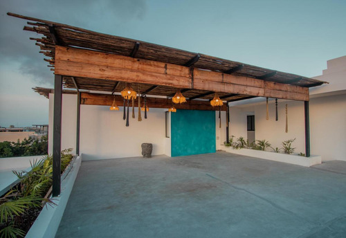 Estudio En Venta Con Terraza Y Alberca En La Veleta Tulum