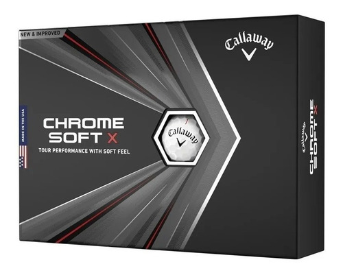 Pelotas Golf Callaway Chrome Soft X  (12 U)| The Golfer Shop