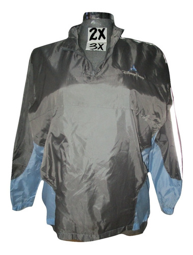 Chamarra Azul Y Gris Rompeviento Talla 2x 3x (40/42) Disney 