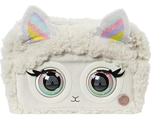 Purse Pets, Mascota Interactiva Llamalush Y Bolso Con Más De