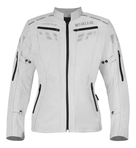 Chamarra Motociclista Mujer Impermeable Protectores Wkl 85p