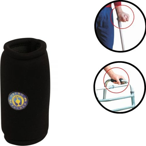Protetor De Bengala Para Apoio De Mão Modelo Aberto Ortho Cor Preto