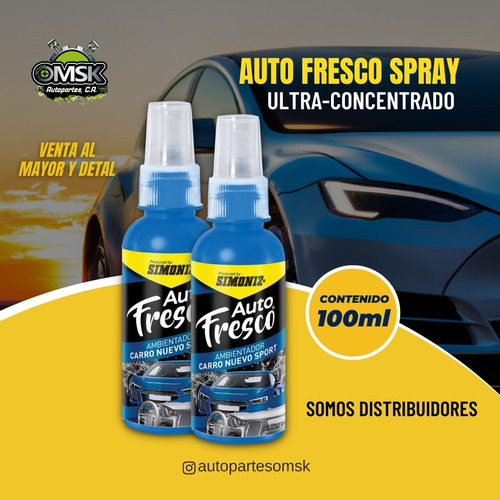 Simoniz Ambientador Auto Spray 100 Ml