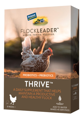 Flockleader Thrive, Suplemento Diario Probiotico Prebiotico
