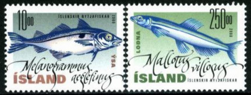 Fauna - Peces - Islandia - Serie Mint