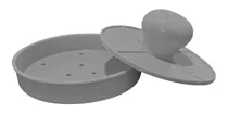 Comprar Molde Prensa De Hamburguesas Simple Carol Línea Soft Gris
