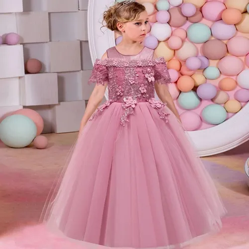 Vestido rosa outlet viejo para niña