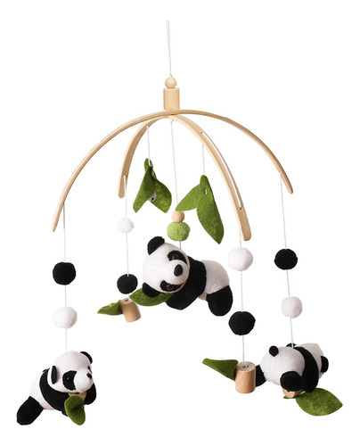 Bebé Cuna Móvil Panda Lindo Colgante Móvil Juguete Para