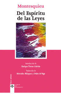 Libro Del Espíritu De Las Leyes