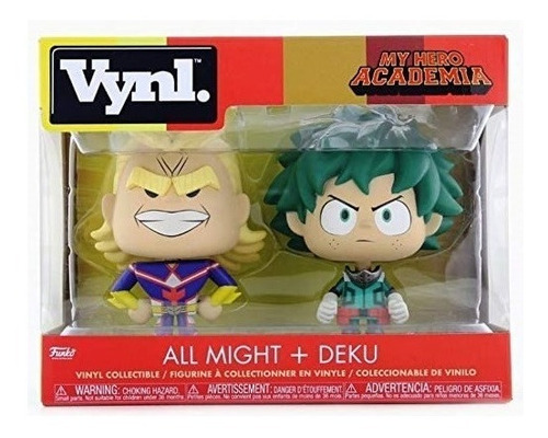 Boneco Funko Vynl Boku No Hiro All Might E Deku 10cms