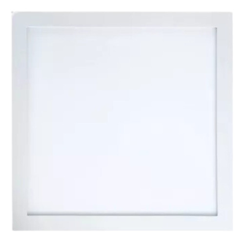 Painel Plafon 24w Quadrado Embutir 30x30 Branco Neutro Teto