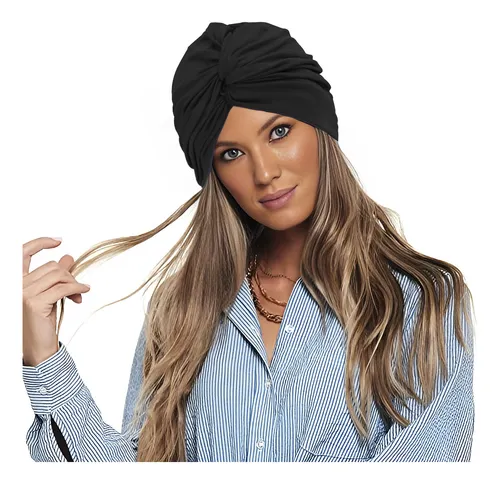 comprar Turbante Para Cabeza Gorro Trenzado Elastico Impermeabl Pvc