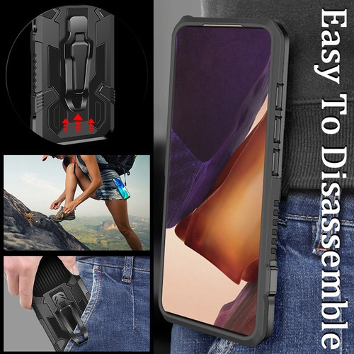 Funda For Vivo V25 V25e Con Clip Duro A Prueba De