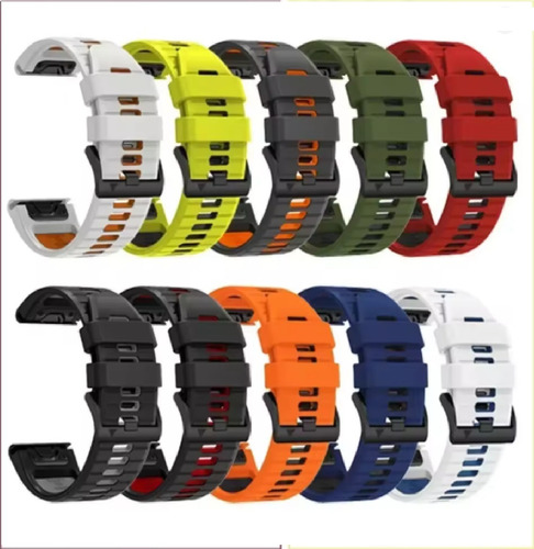 Pulseira P/ Garmin 26mm Fenix 5x 6x 7x Tactix Descet Enduro