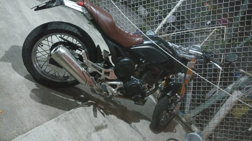 Moto Negra Con Barras Amarillas, Sin Adeudos Y Al 100