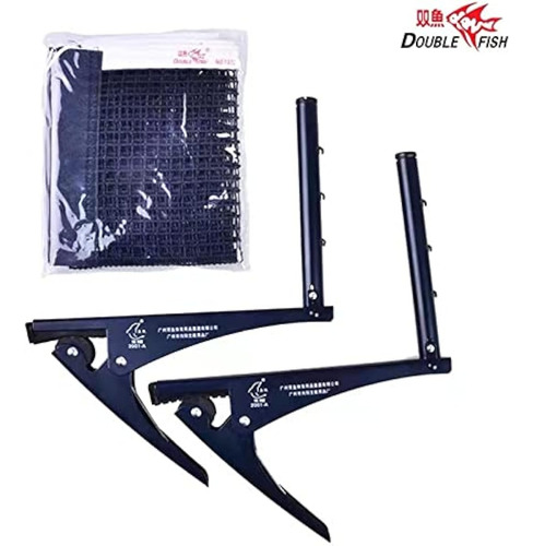 Double Fish Juego De Red Y Postes Plegables Para
