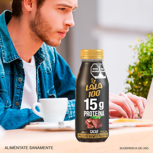 Lala 100 Leche Sin Lactosa Sabor Cacao. 20 Pzas De 330 Ml