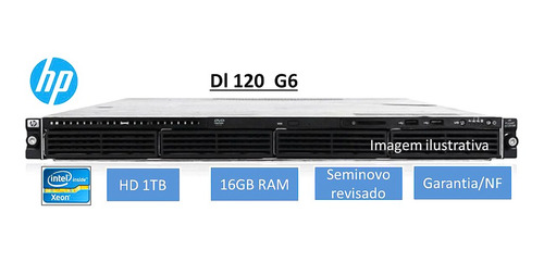 Servidor Hp Dl120 G6 16gb Hd1tb