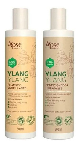  Kit Shampoo E Condicionador Estimulante Ylang Ylang - Apse