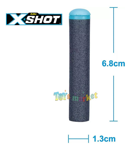 Pack De Dardos Compatibles Dardo De Espuma Goma Xshot Zuru